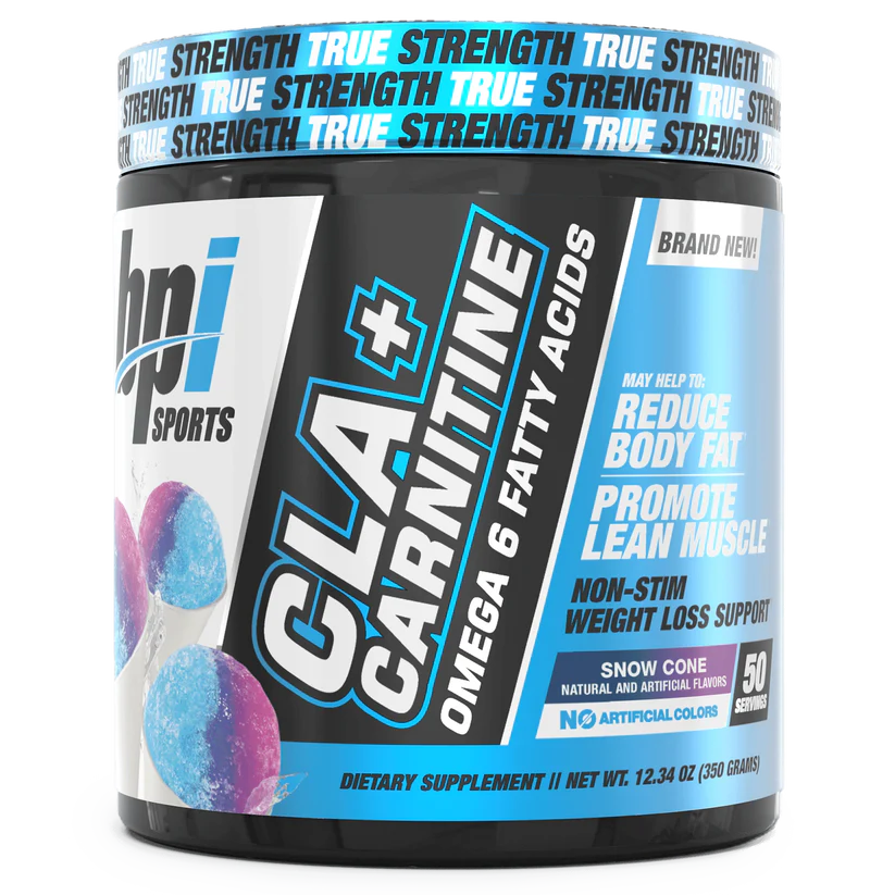 مخروط ثلجي BPI CLA+CARNITINE 50 جرعة