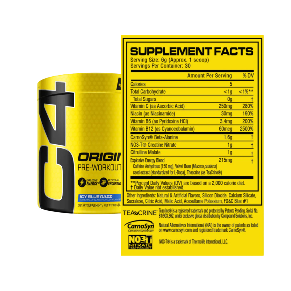 سيلوكور سي 4 الأصلي بنكهة التوت الأزرق الجليدي 60 جرعة