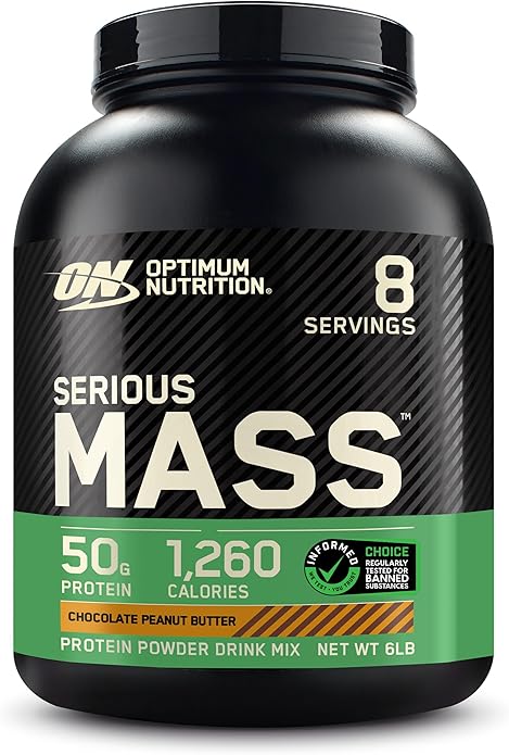 ON SERIOUS MASS CHOCO P. BUTTTER 6LB