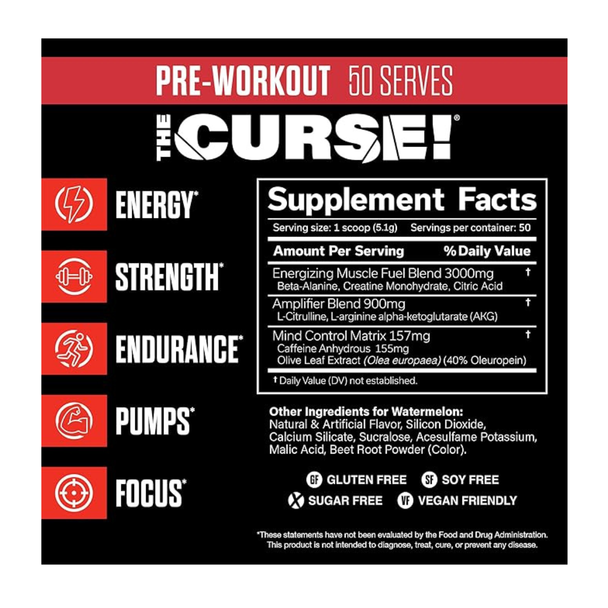 JNX SPORTS THE CURSE WATERMELOM 50 SERV