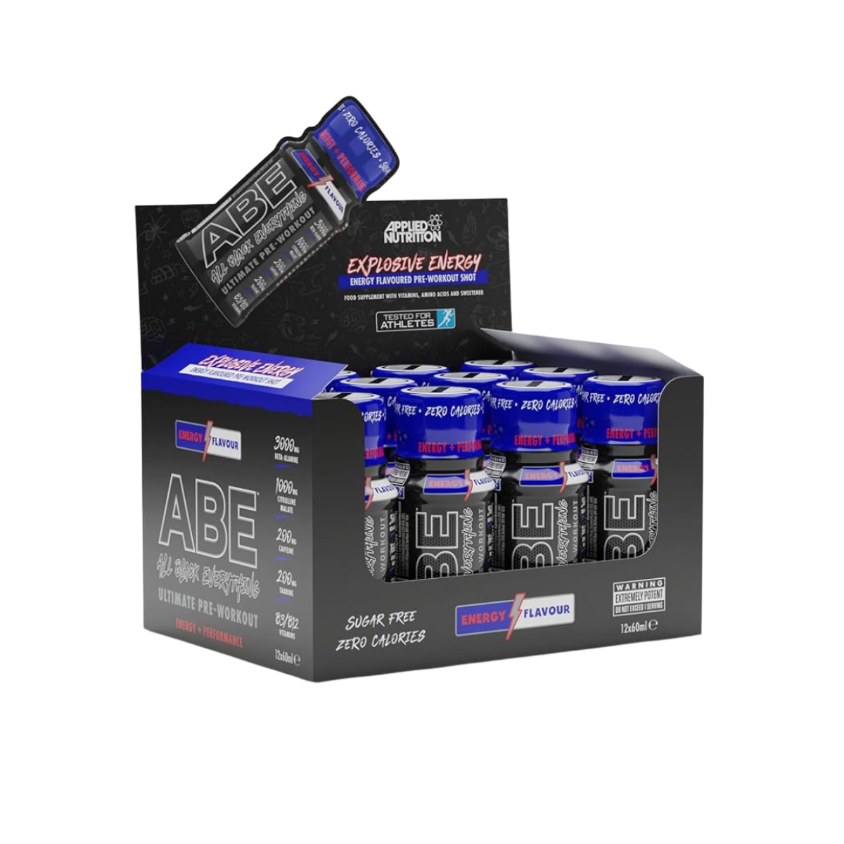 علبة مشروبات غازية من نوع ABE تحتوي على 12 قطعة